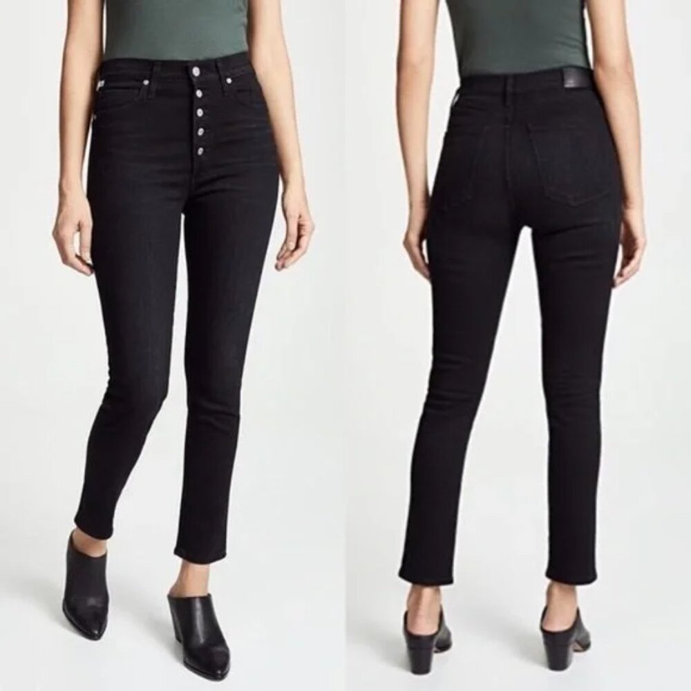 Citizens of Humanity Premium Vintage Black Olivia High Rise Slim Ankle Jeans 26